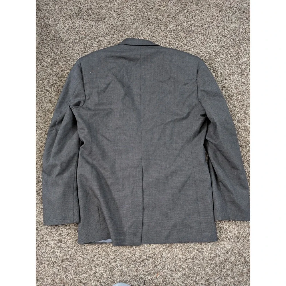 Jos. A. Bank Executive Collection Blazer Jacket Suit‎ Coat Size 40 Gray Wool USA